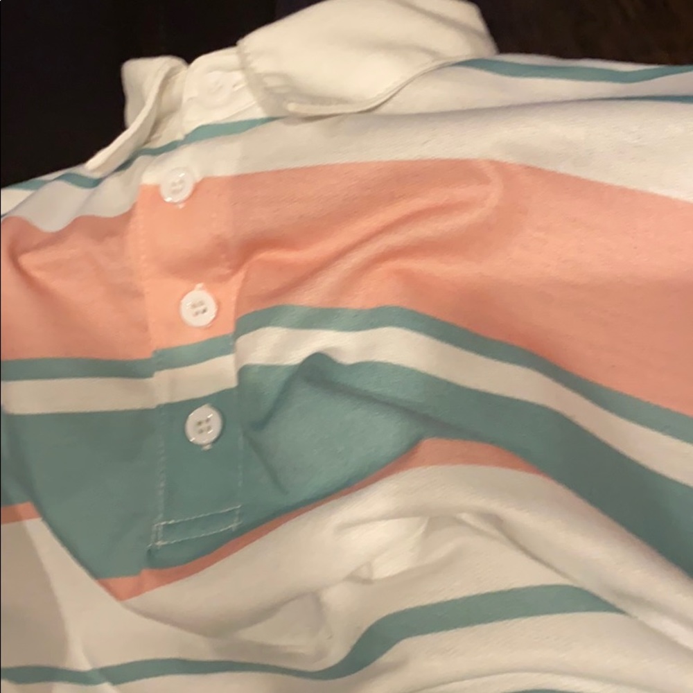 Striped crop, with collar. - Picture 8 of 8